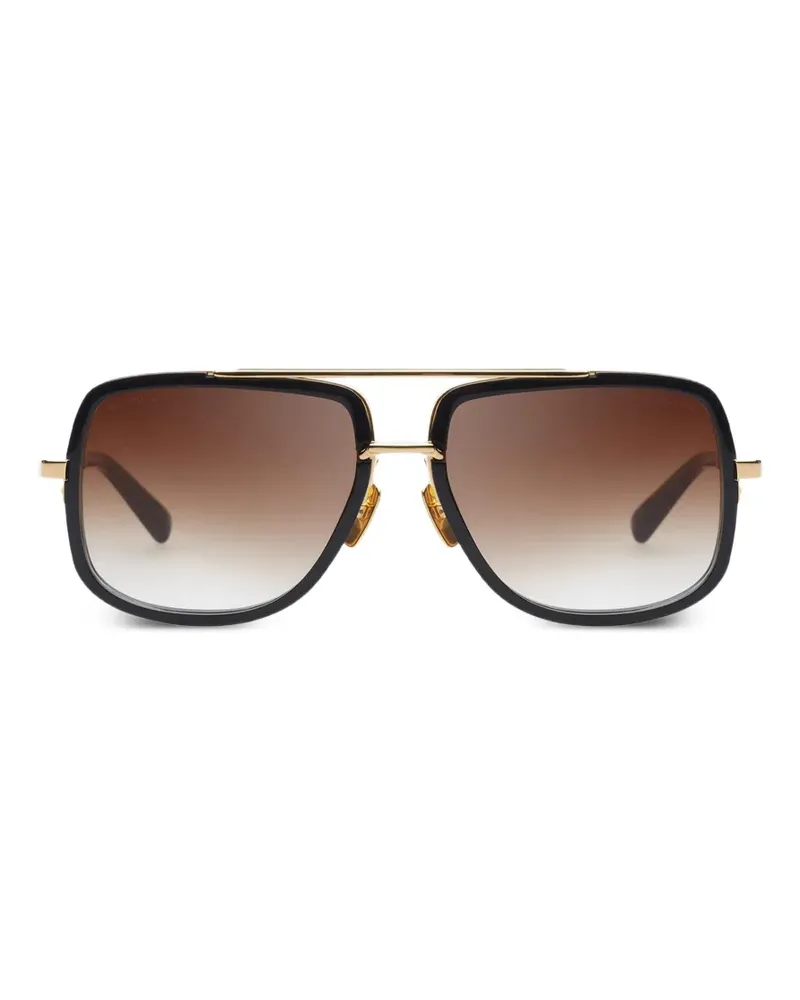 DITA Mach-One square-frame sunglasses - Schwarz Schwarz