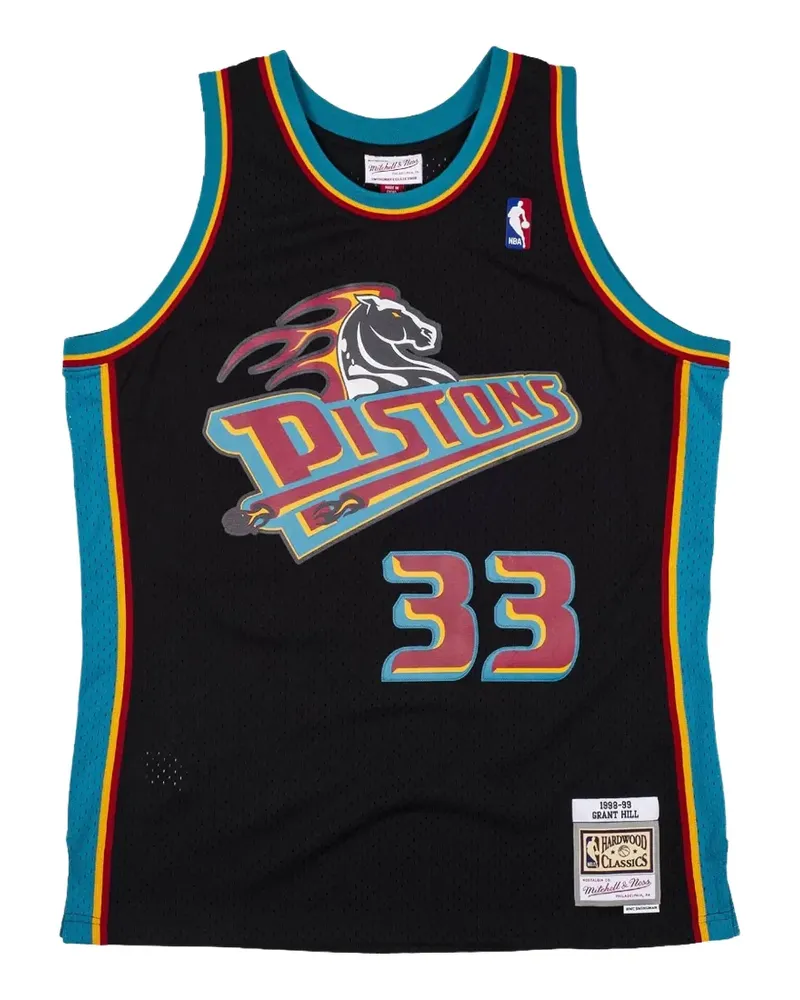 Mitchell & Ness x NBA Grant Hill Reload Swingman Tanktop - Schwarz Schwarz