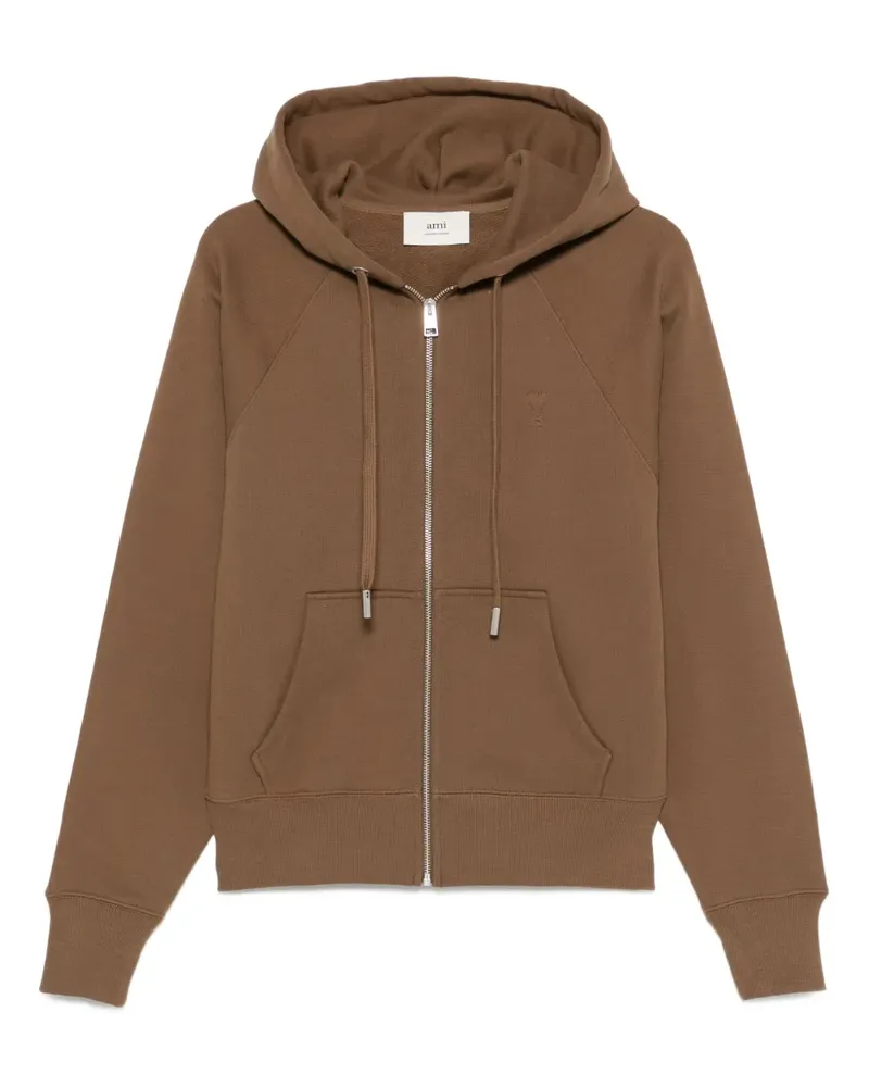 AMI Paris Ami de Coeur Hoodie - Braun Braun
