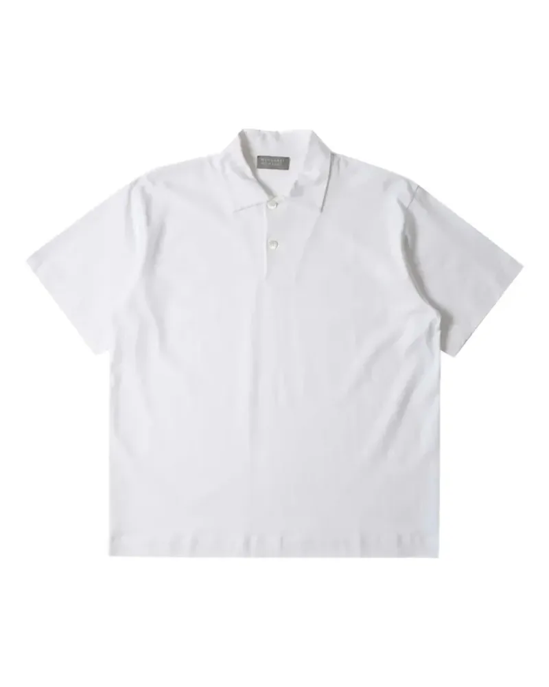 Margaret Howell short-sleeve polo shirt - Weiß Weiß