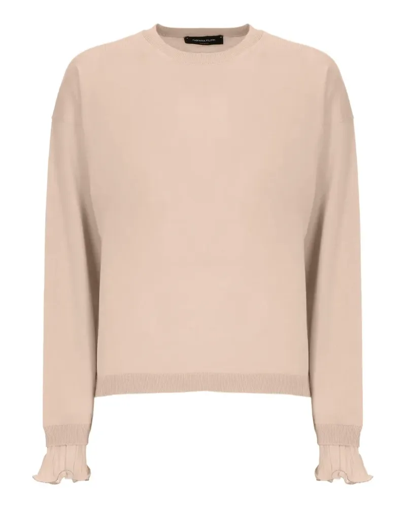 Fabiana Filippi Pullover mit Faltenbündchen - Nude Nude