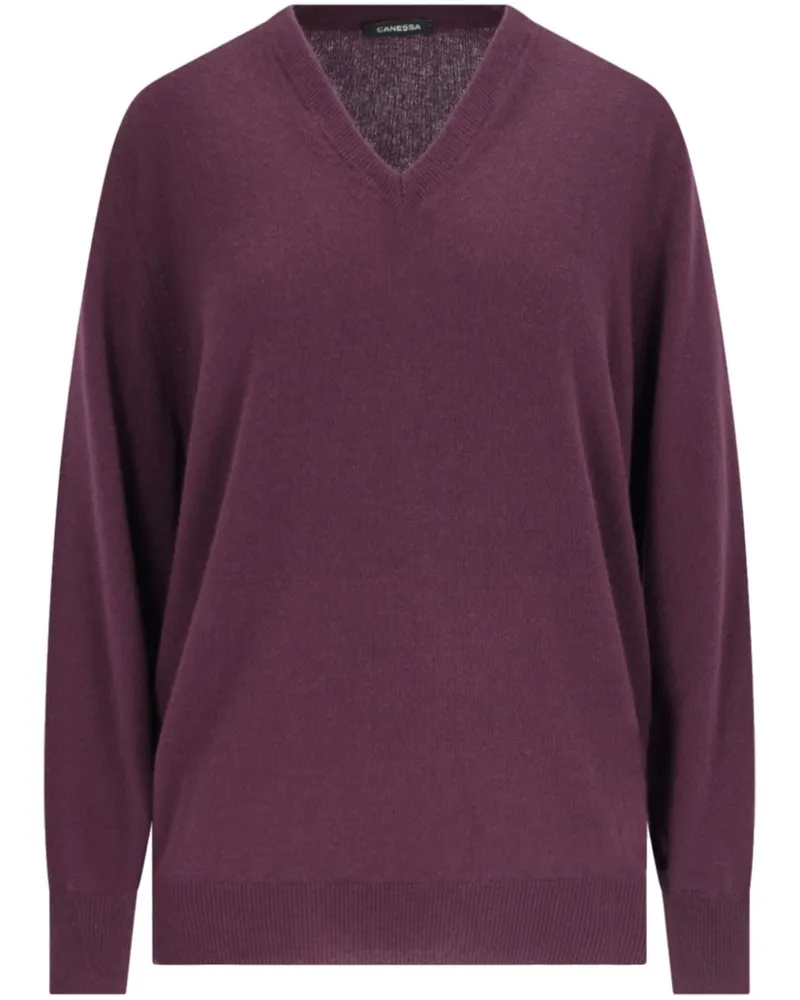 Canessa Pullover aus Kaschmir - Rot Rot