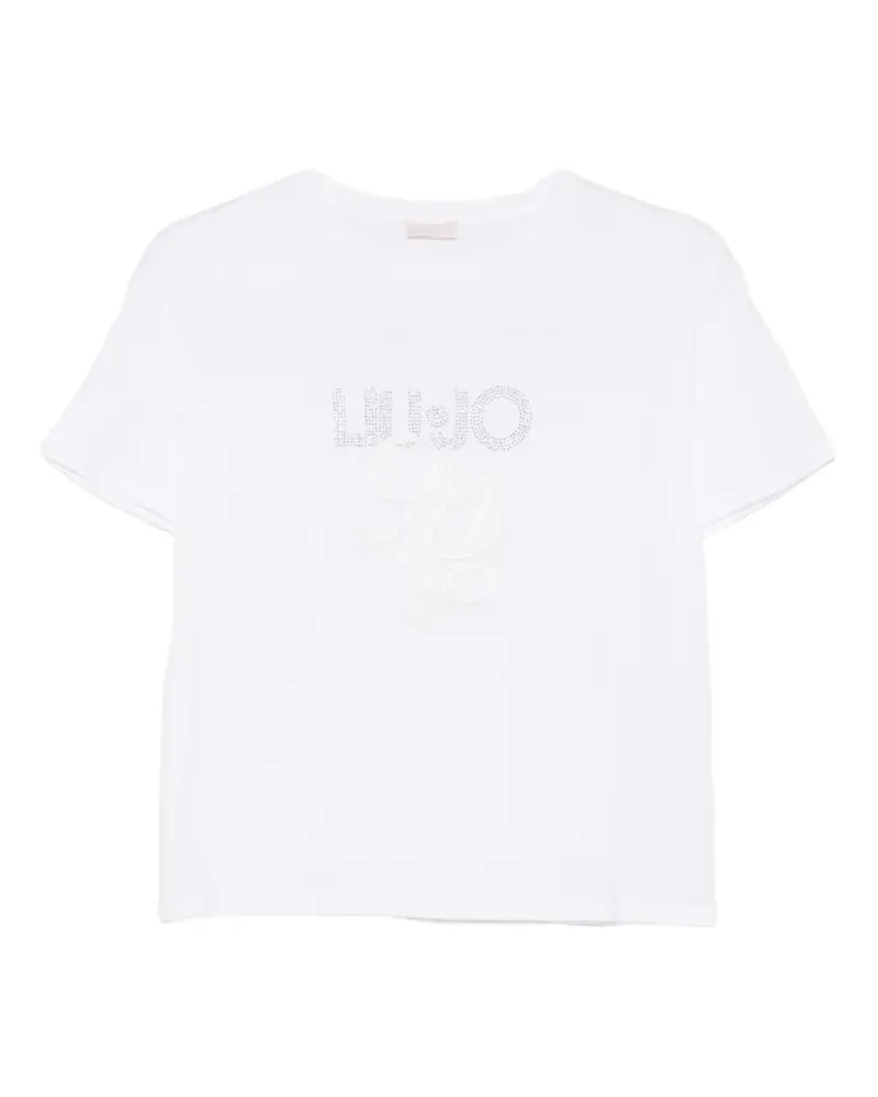 Liu Jo T-Shirt mit Logo - Weiß Weiß