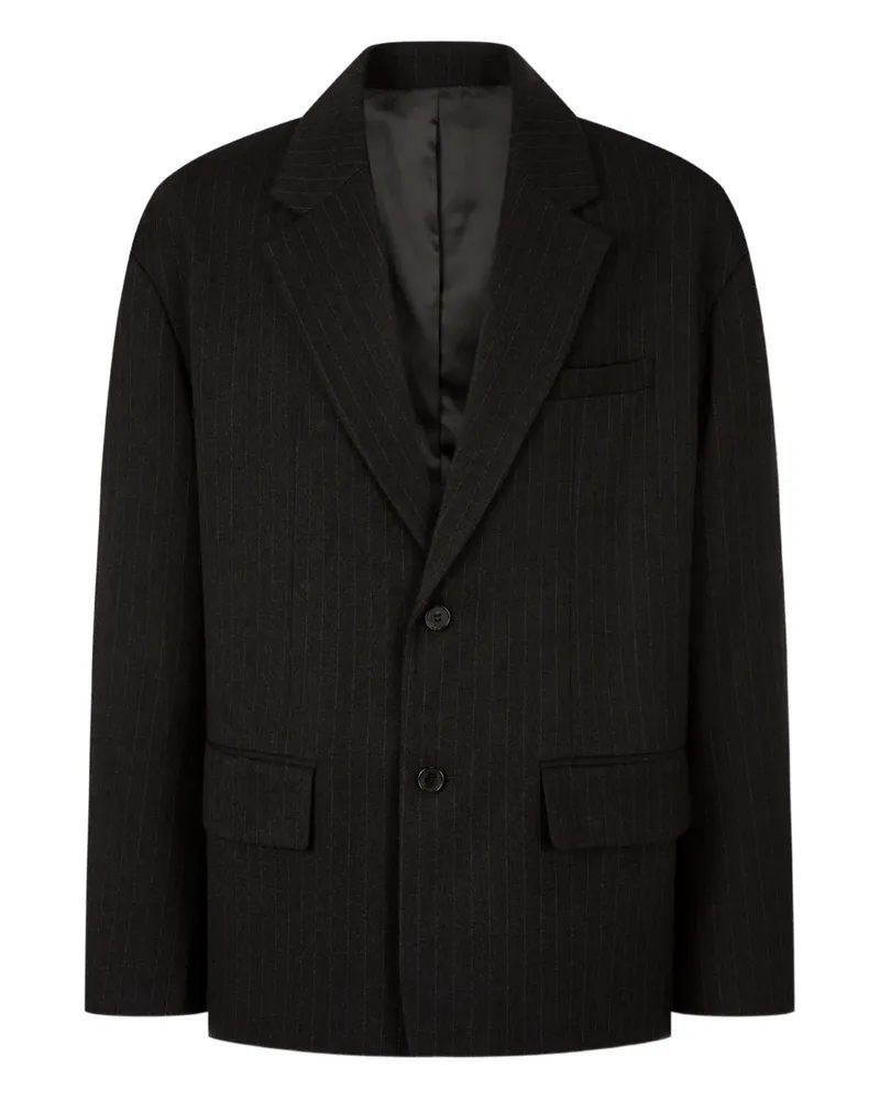 STUDIO TOMBOY Gestreifter Blazer - Schwarz Schwarz
