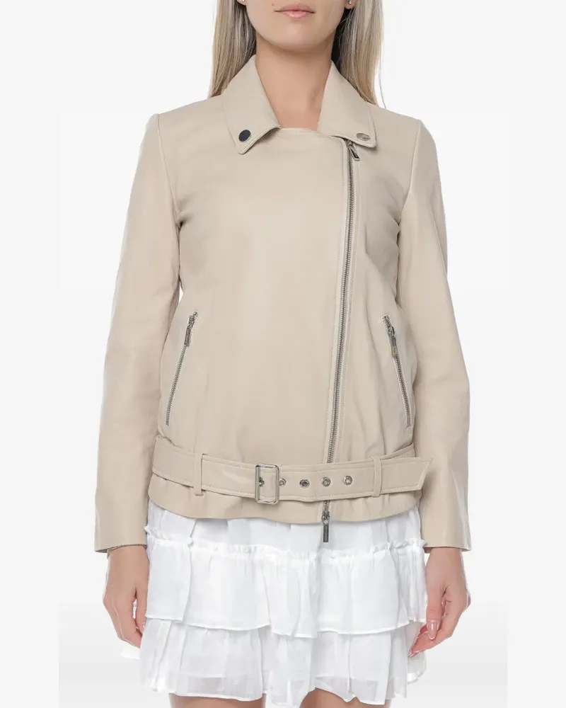 Armani Exchange belted jacket - Nude Nude