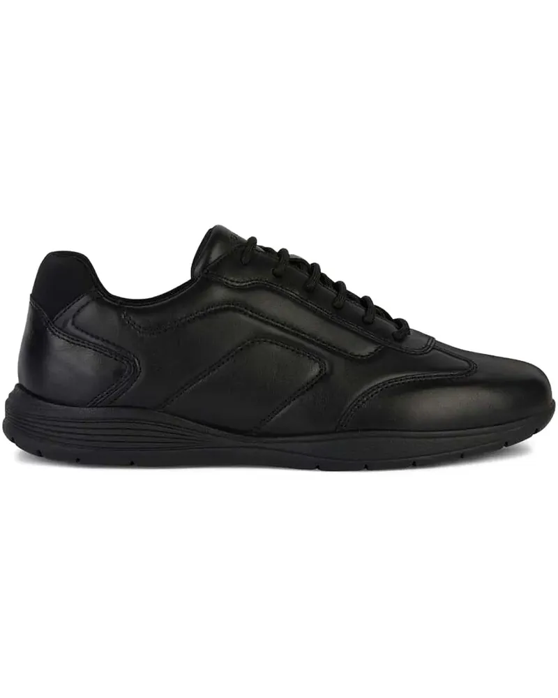 Geox Sneakers mit Schnürung - Schwarz Schwarz