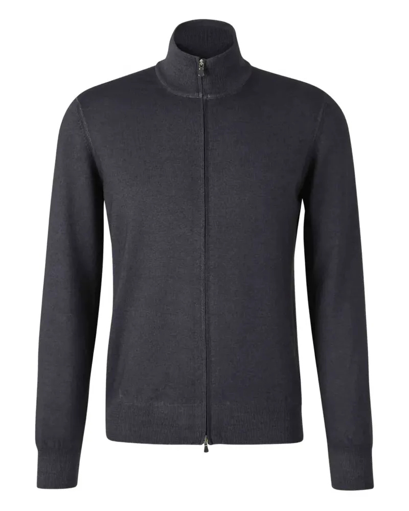 Gran Sasso Cardigan mit Reißverschluss - Blau Blau