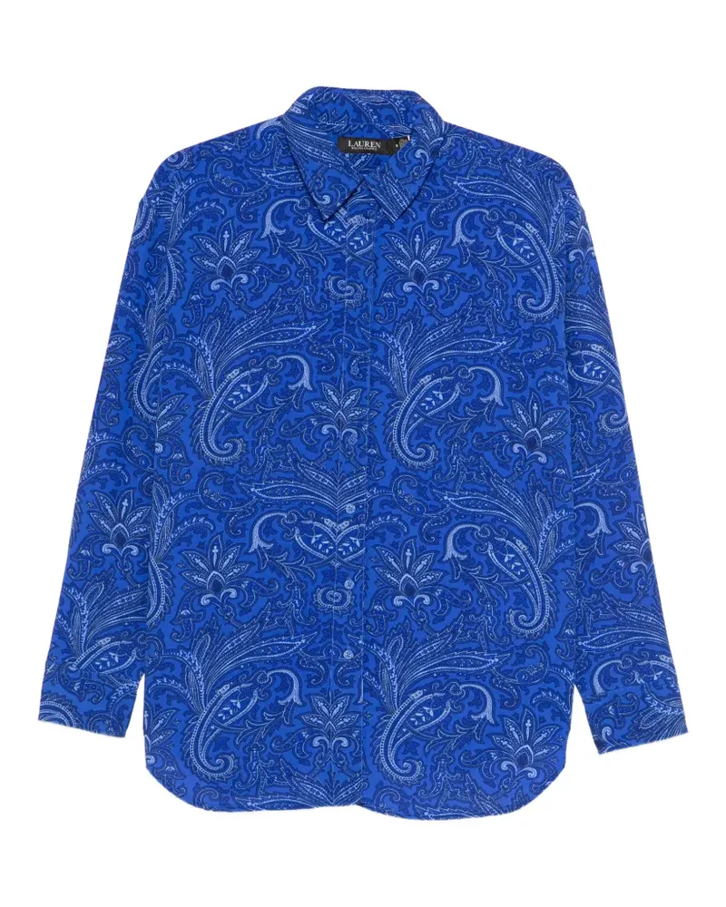 Ralph Lauren Hemd mit Paisley-Print - Blau Blau