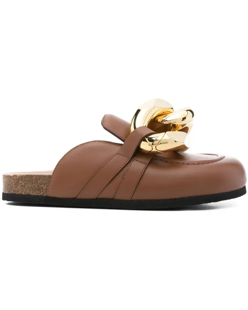 J.W.Anderson Mules mit Kette - Braun Braun