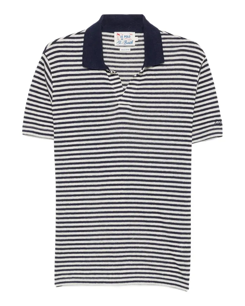 MC2 Saint Barth Rye striped short-sleeved T-shirt - Blau Blau