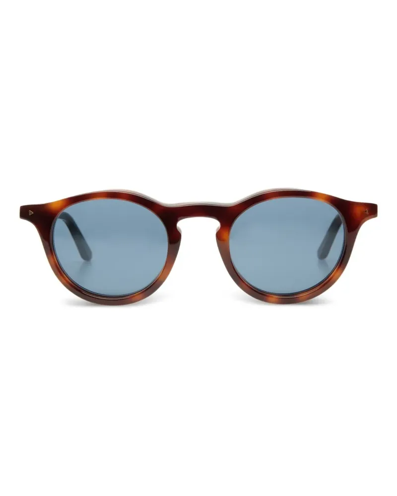 Bally Hermann Sonnenbrille mit rundem Gestell - Braun Braun