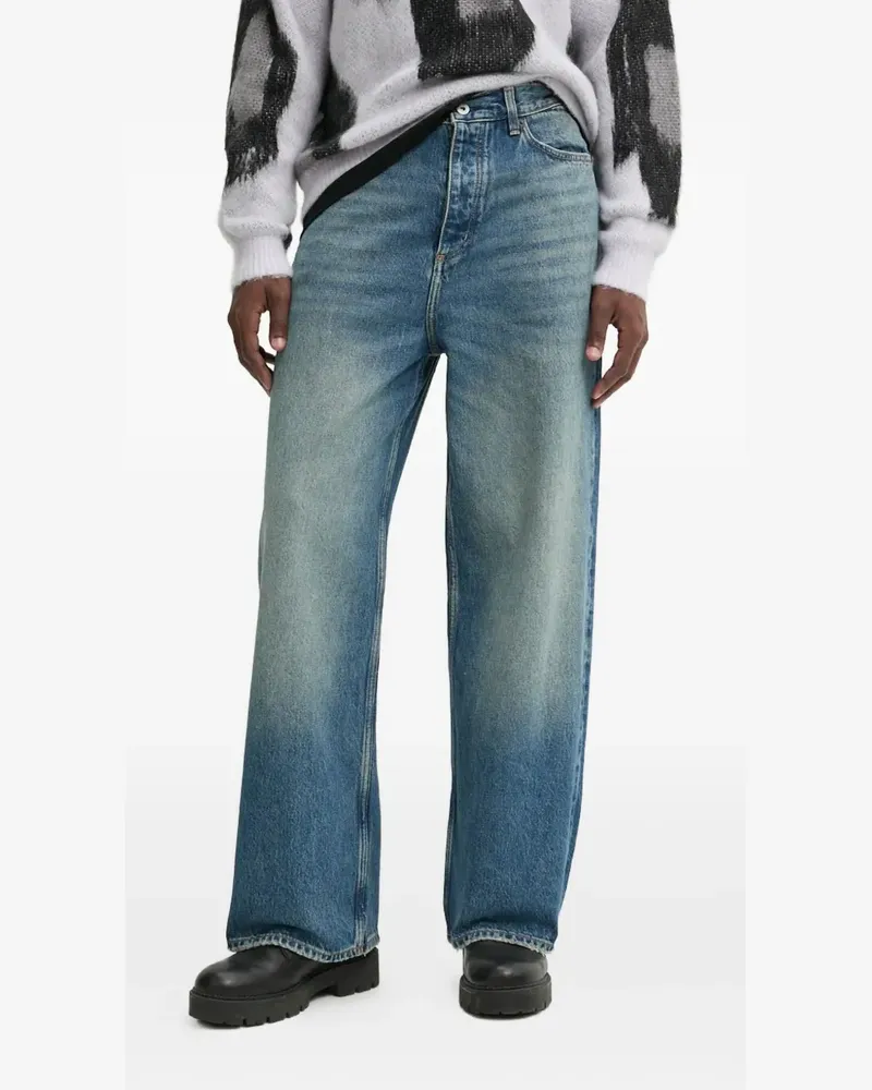 HUGO BOSS Ausgeblichene Jeans - Blau Blau