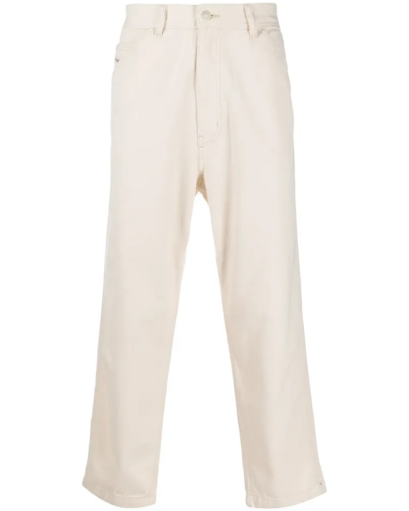 Diesel Workwear-Jeans mit hohem Bund - Nude Nude
