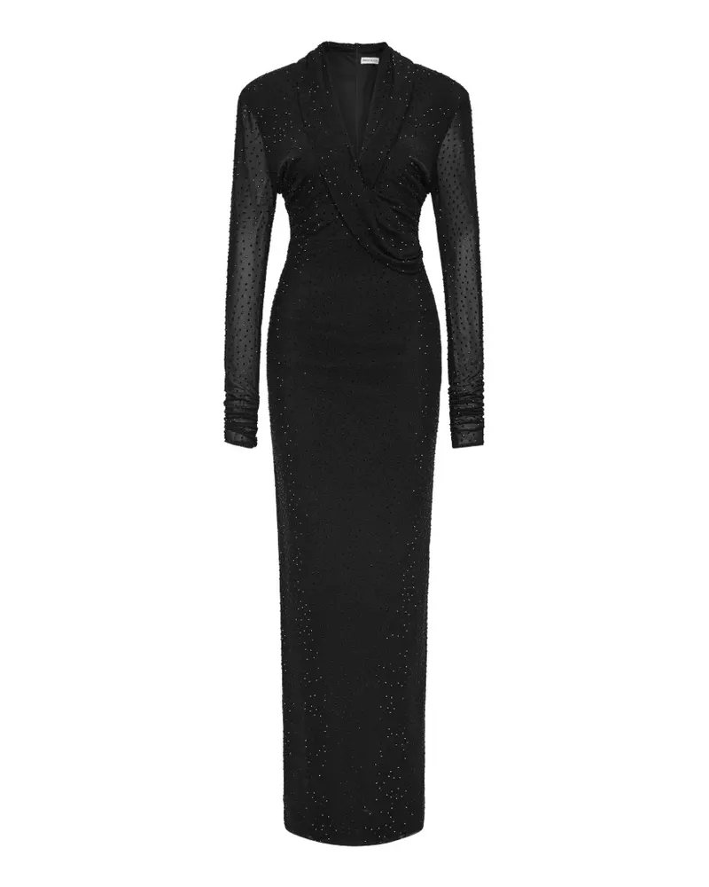 Rebecca Vallance Stardust crystal-embellished gown - Schwarz Schwarz