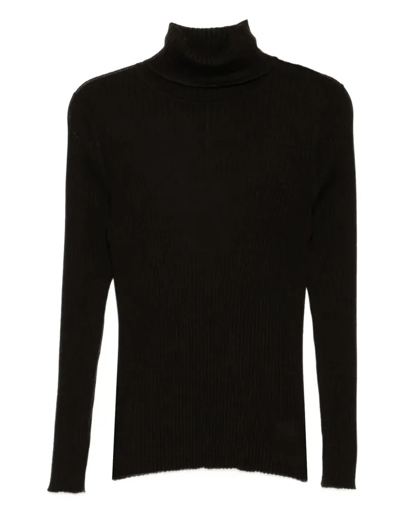 N.Peal Pullover mit Rollkragen - Braun Braun