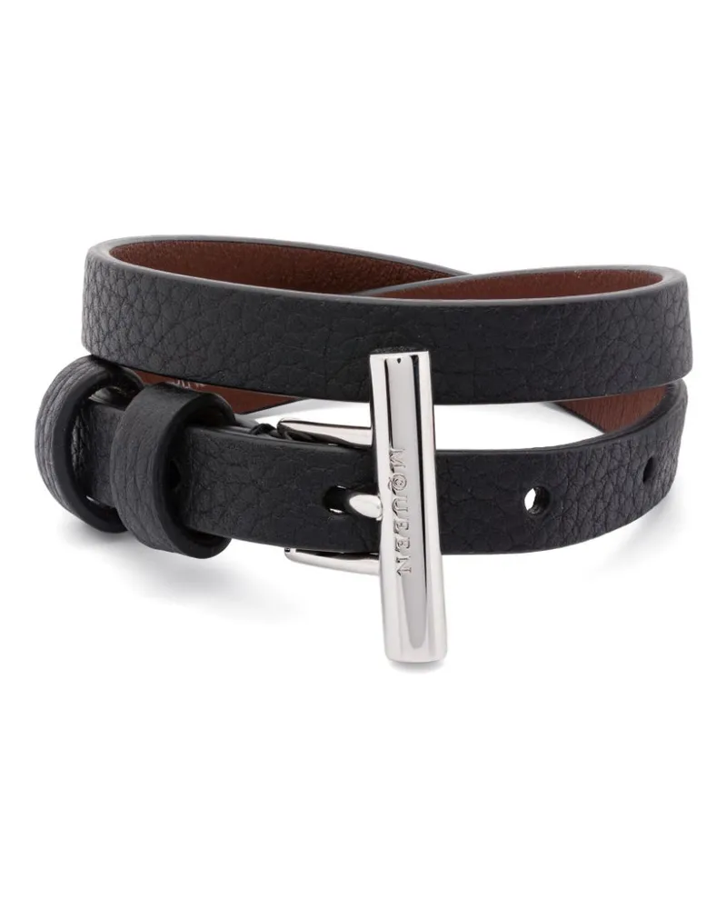 Alexander McQueen Gewickeltes Armband mit Knebelverschluss - Silber Silber