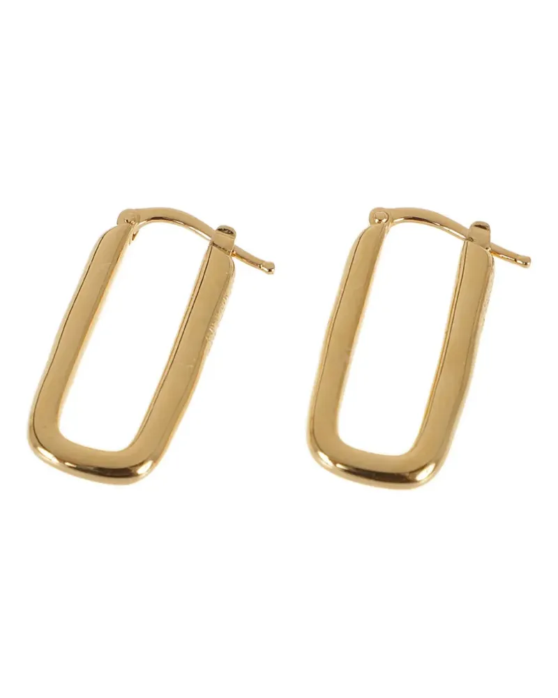 Jil Sander Eckige Ohrringe - Gold Gold