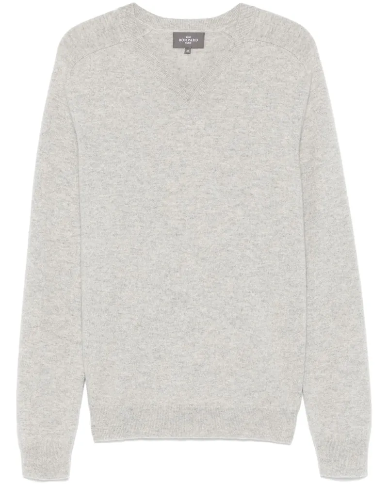 Eric Bompard Pullover mit V-Ausschnitt - Grau Grau