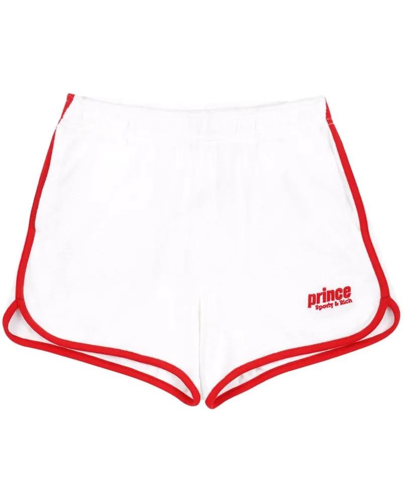 SPORTY & RICH x Prince Disco Shorts - Weiß Weiß