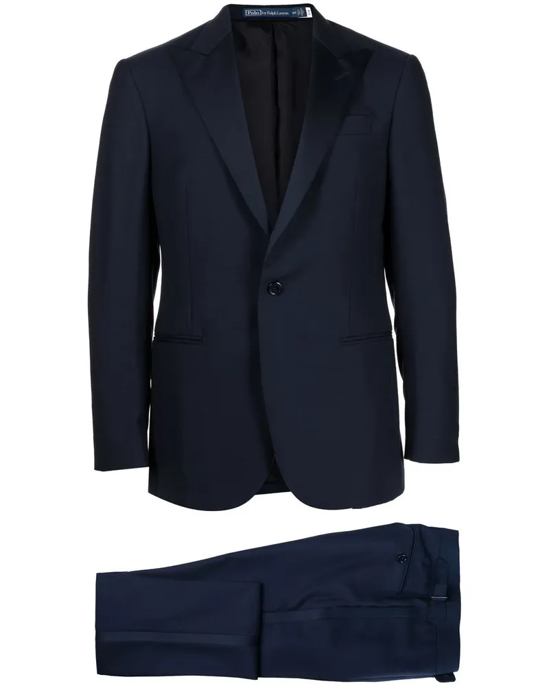 Ralph Lauren Einreihiger Smoking - Blau Blau