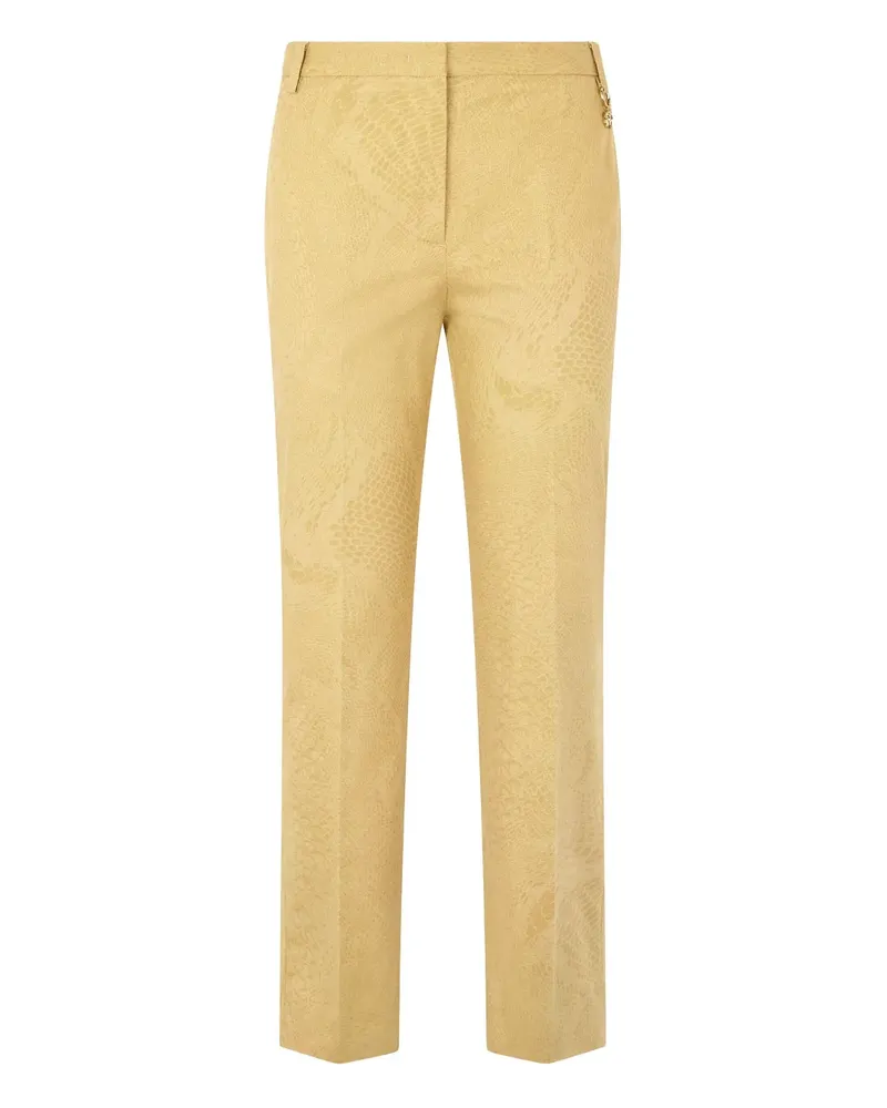Roberto Cavalli Hose mit Python-Print - Nude Nude