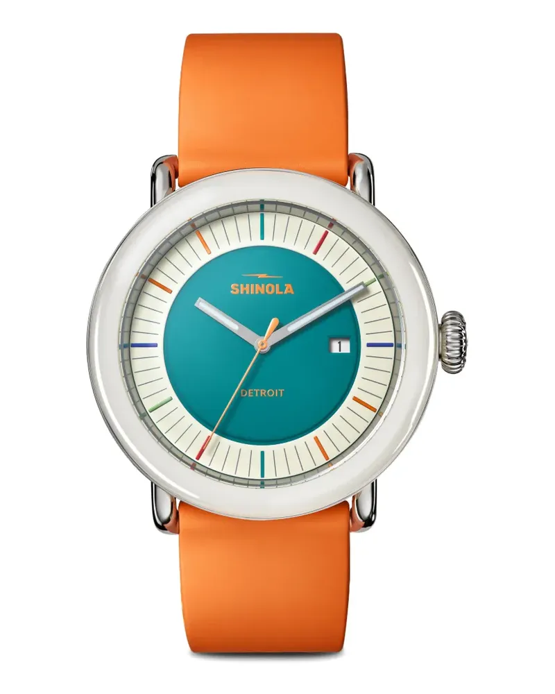 SHINOLA Detrola 41mm watch - Blau Blau