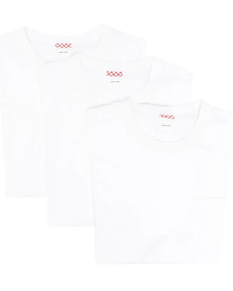 Visvim Siblig Jumbo short-sleeved T-shirts (pack of three) - Gelb Gelb