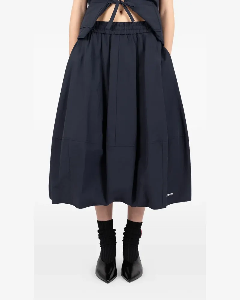 Société Anonyme SUSY panelled midi skirt - Blau Blau