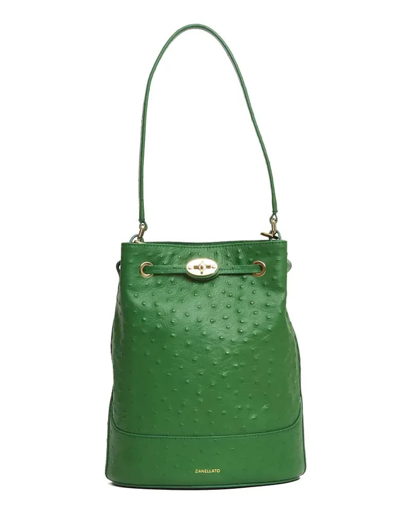Zanellato small Monda Cactus bucket bag - Grün Grün