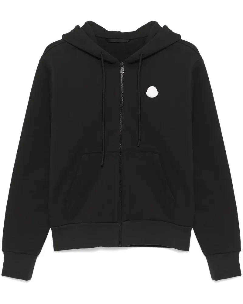 Moncler Klassischer Hoodie - Schwarz Schwarz