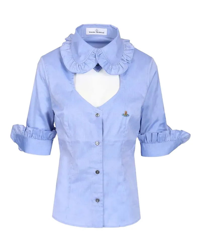 Vivienne Westwood Toulouse frill shirt - Blau Blau