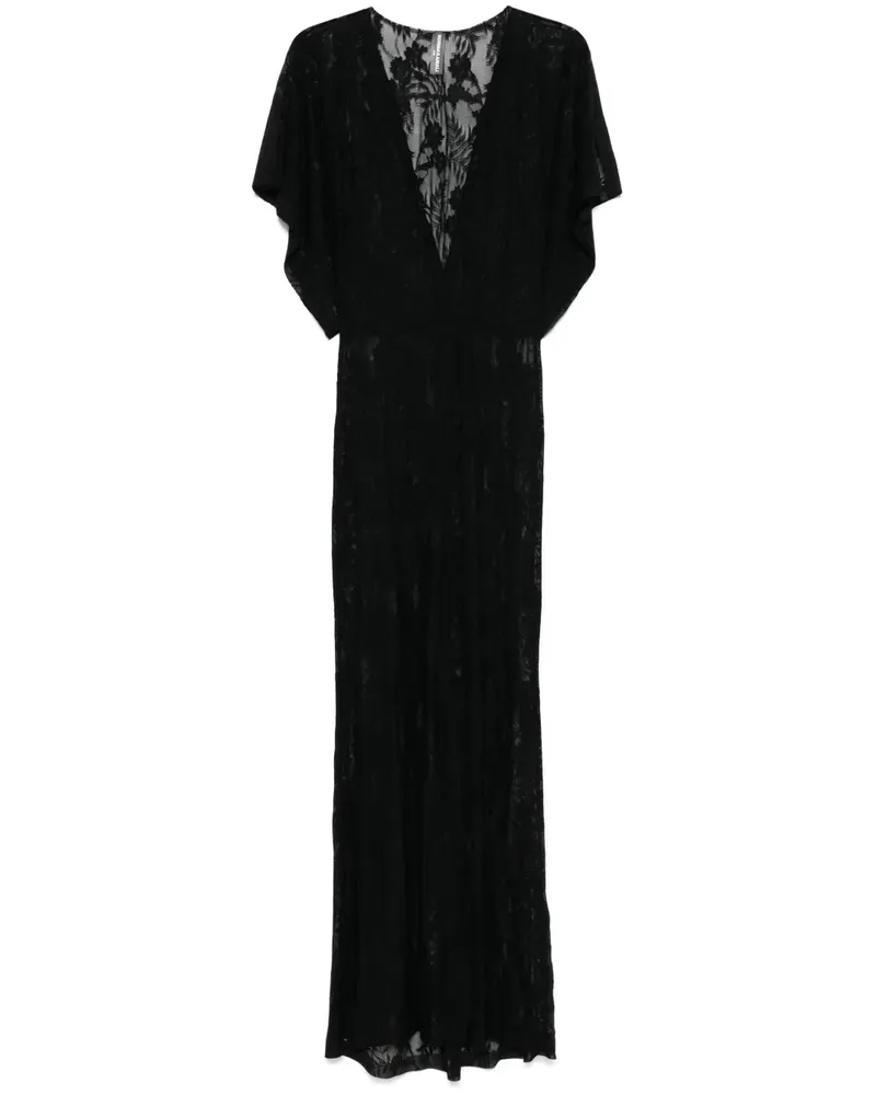 Norma Kamali Obie Abendkleid - Schwarz Schwarz