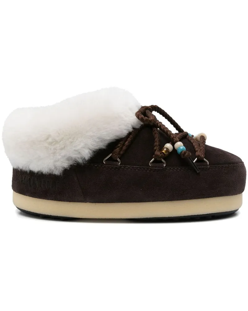 Moon Boot Stiefel aus Wildleder - Braun Braun