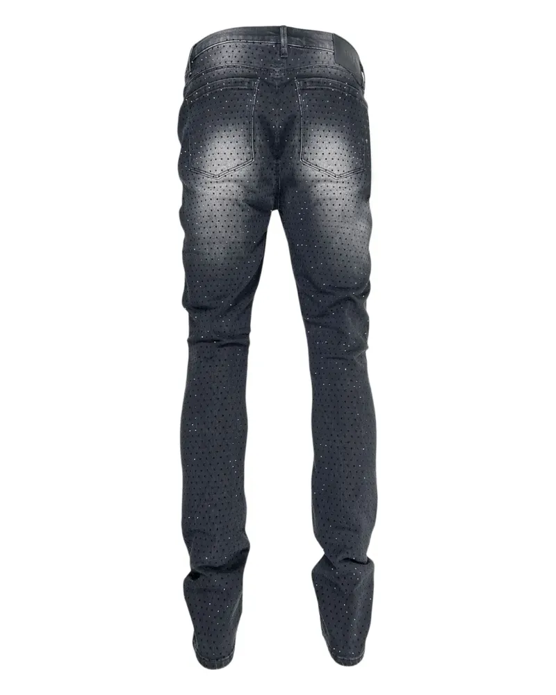 RTA Bryant Jeans mit Kristallen - Schwarz Schwarz