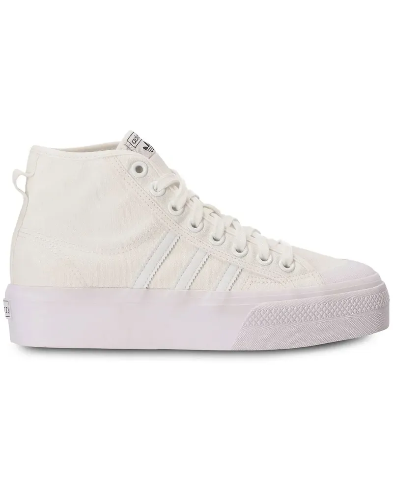 adidas Nizza Flatform-Sneakers - Weiß Weiß