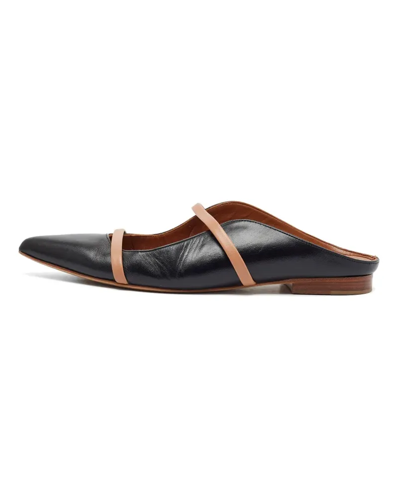 Malone Souliers Maureen Mules 70mm - Schwarz Schwarz