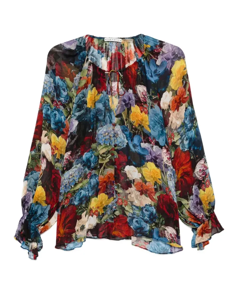 Alice + Olivia Josephine blouse - Blau Blau