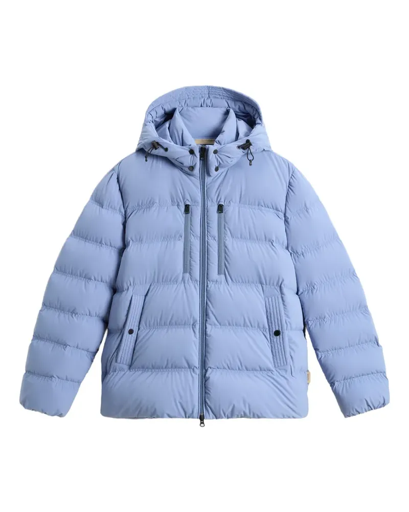 Woolrich Gesteppte Kapuzenjacke - Blau Blau