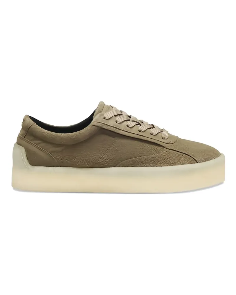 HUGO BOSS Flatform-Sneakers aus Wildleder - Grün Grün