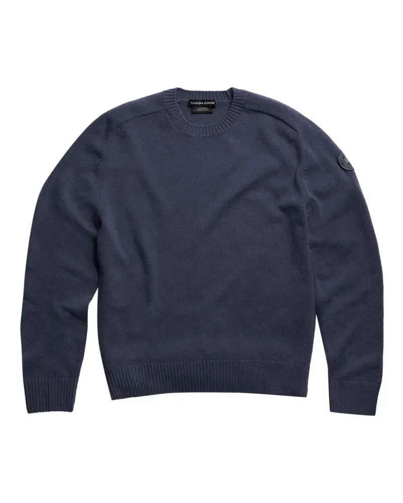 Canada Goose Pullover mit Logo-Patch - Blau Blau