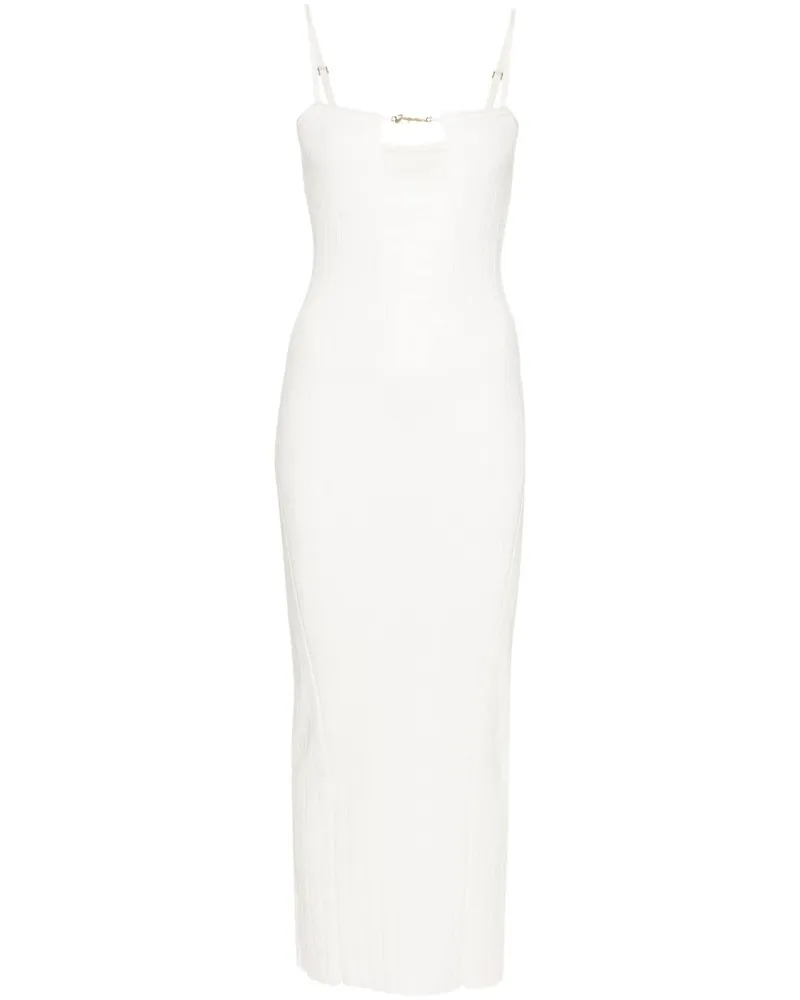 Jacquemus Sierra Strickkleid - Weiß Weiß