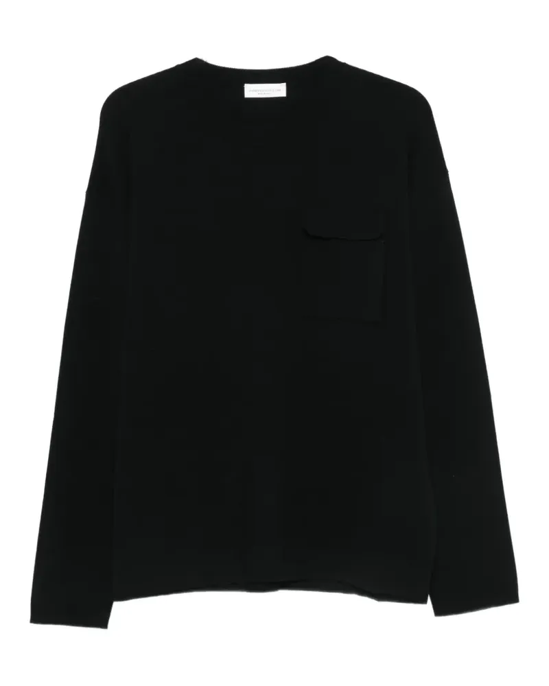 Roberto Collina chest-pocket sweater - Schwarz Schwarz