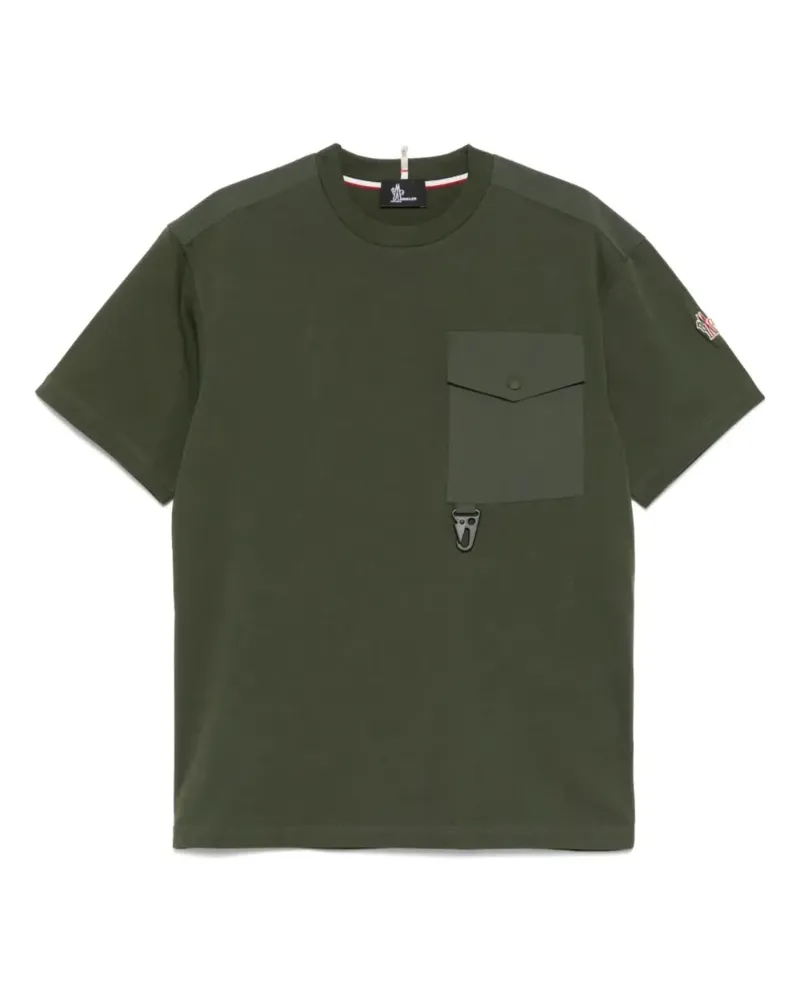 Moncler T-Shirt aus Baumwolle - Grün Grün