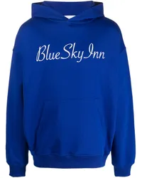 Blue Sky Inn Hoodie mit Logo-Print Blau