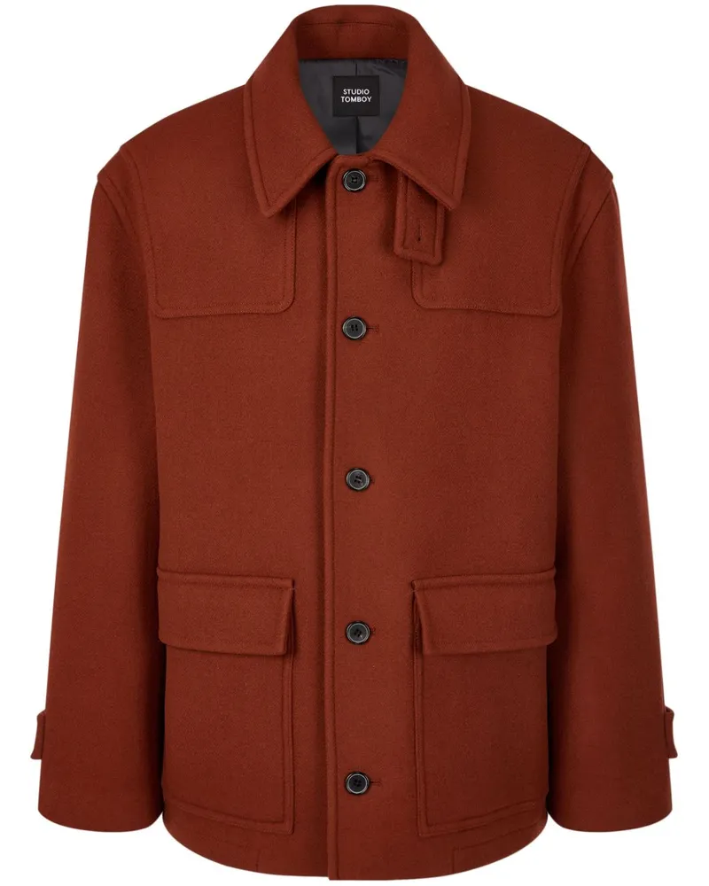 STUDIO TOMBOY Geknöpfter Dufflecoat - Orange Orange