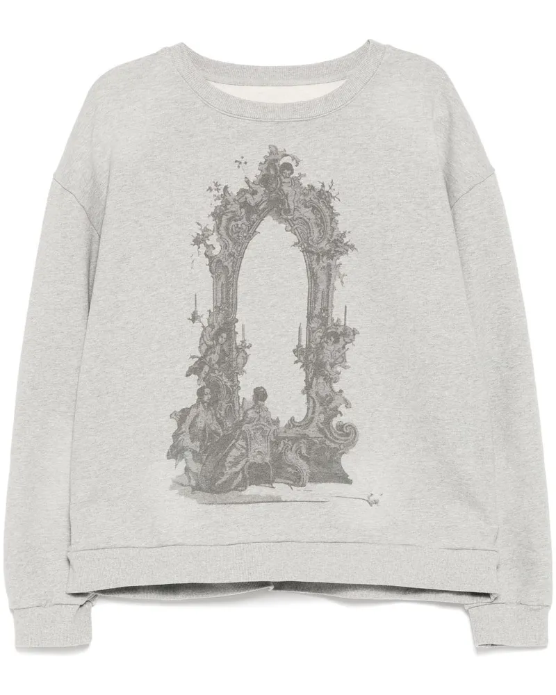 WHO DECIDES WAR Sweatshirt mit grafischem Print - Grau Grau
