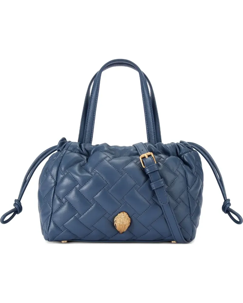 Kurt Geiger Gesteppter Tote Bag mit Vogeldetail - Blau Blau