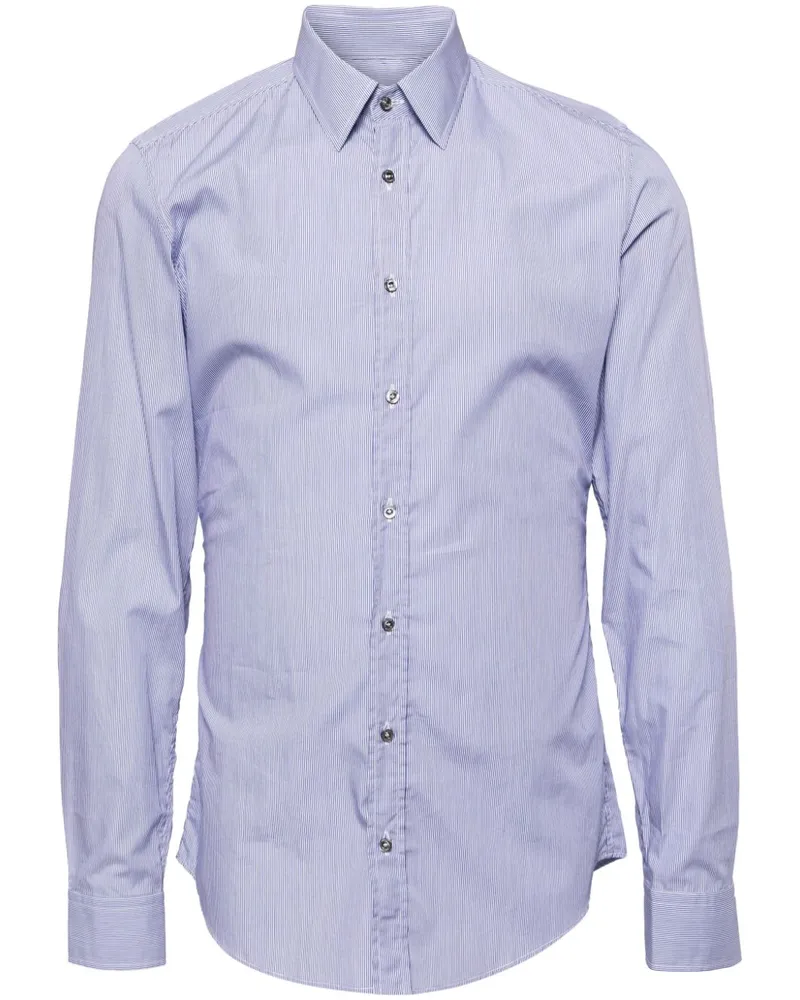 Gucci Hemd mit Nadelstreifen - Blau Blau