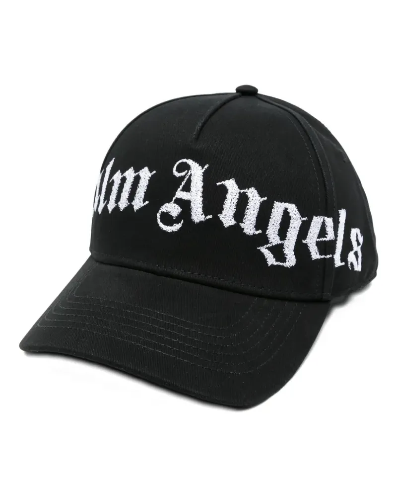 Palm Angels logo baseball cap - Schwarz Schwarz