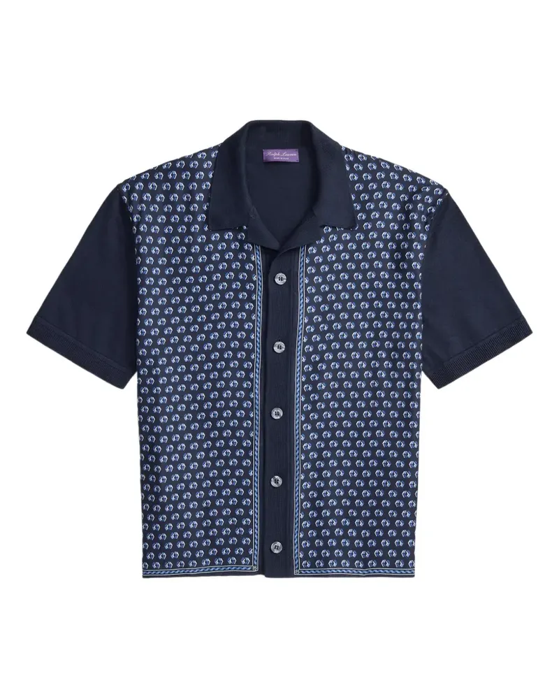 Ralph Lauren Cardigan mit geometrischem Print - Blau Blau